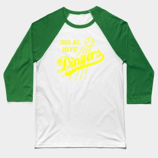 BIG AL HITS DINGERS Baseball T-Shirt